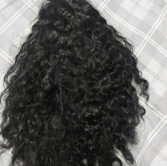 Human hair blend lace wig - Picture 3 of 10